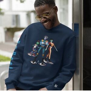 Retrokid ReBoot Crewneck Sweatshirt featuring Power Rangers Bob, Dot, and Enzo